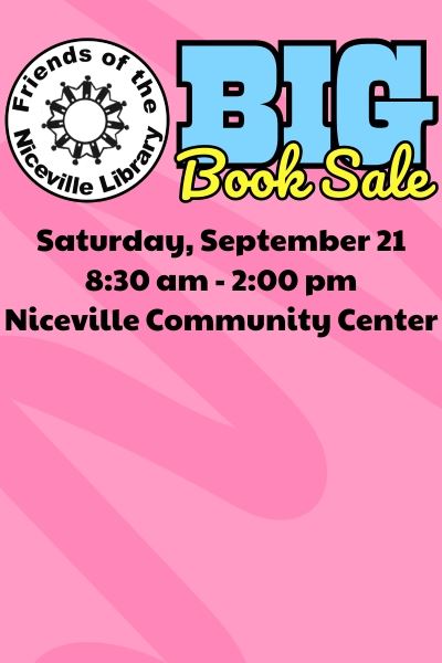 Friends of the Library BIG Book Sale logo