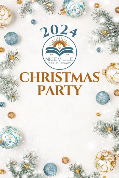 2024 Niceville Library Christmas Party logo