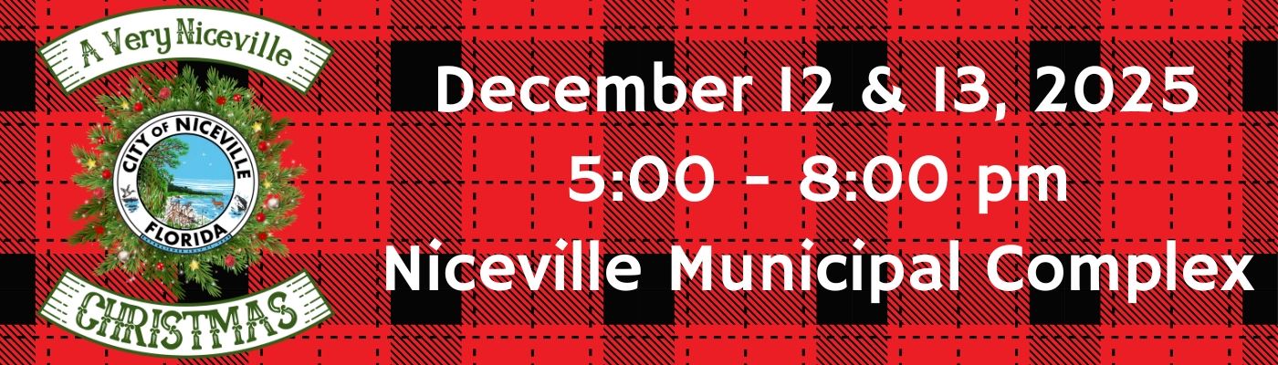 A Very Niceville Christmas banner logo