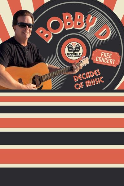 Bobby D Decades of Music event graphic